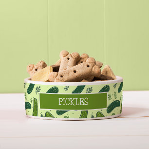 Hand Drawn Dill Pickle Muster Napf