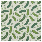 Hand Drawn Dill Pickle Muster Stoff (Muster)