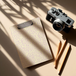 Hand drawn ditsy Lavender Daisies – Mini Floral Klemmbrett