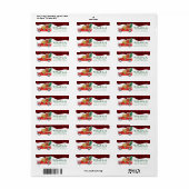 Hand Drawn Doodle Hunde Red Christmas Truck (Vorne)