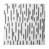 Hand Drawn Doodle Lines Fliese (Vorderseite)