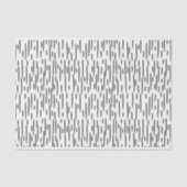 Hand Drawn Doodle Lines Seidenpapier (Vorderseite)