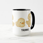 Hand Drawn Duck Custom Cute Mug Tasse (VorderseiteRechts)