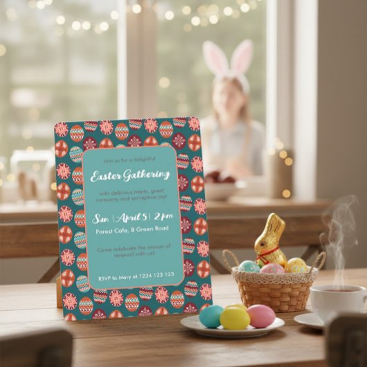 Hand Drawn Easter Brunch Invitation  Einladung