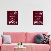 Hand Drawn Engagement Party Wedding Welcome Sign. Bilderwand Sets (Wohnzimmer)