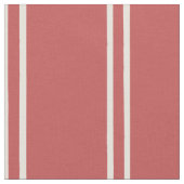 Hand Drawn Farmhouse Stripes | Faded Rust Red Stoff (Nahaufnahme)