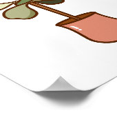 Hand-Drawn Fiddle Leaf Fig Plant Art Poster (Ecke)