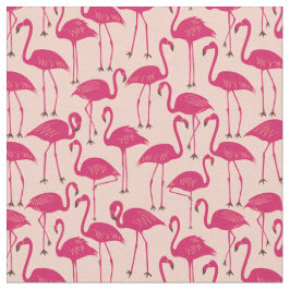 Hand-Drawn Flamingo | Tropical Sewing & Quilting Stoff