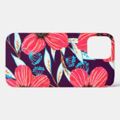 Hand-drawn floral herbal seamless pattern. Sketche Case-Mate iPhone Hülle (Rückseite (Horizontal))