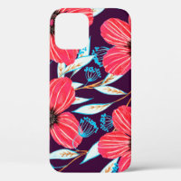 Hand-drawn floral herbal seamless pattern. Sketche