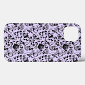 Hand Drawn Floral Lilac Fall Case-Mate iPhone Hülle (Rückseite (Horizontal))