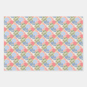 Hand-Drawn Floral Wrapping Paper Geschenkpapier Set (Vorderseite 3)