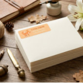 Hand Drawn Fox Custom Return Address Labels