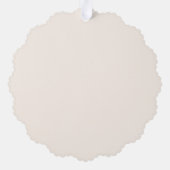 Hand Drawn frohe Weihnachten ein Foto Ornament Karte (Rückseite)