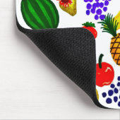 Hand Drawn Fruit Medley Pattern Mousepad (Ecke)