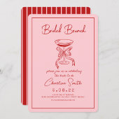 Hand Drawn Funky Handwriter Bridal Brunch Einladung