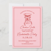 Hand Drawn Funky Handwriter Bridal Brunch Einladung (Vorderseite)