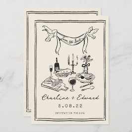 Hand Drawn Funky Handwriting Save the Date