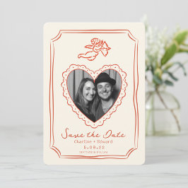 Hand Drawn Funky Handwriting Save the Date