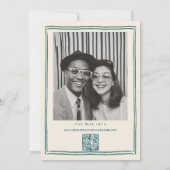 Hand Drawn Funky Handwriting Save the Date (Rückseite)