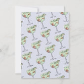 Hand Drawn Funky Mexican Fiesta Einladung (Rückseite)