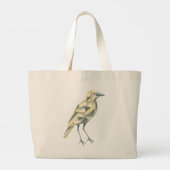 Hand-Drawn Geometric Bird Tote Jumbo Stoffbeutel (Rückseite)