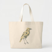Hand-Drawn Geometric Bird Tote Jumbo Stoffbeutel (Vorne)