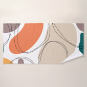 Hand drawn geometric seamless modern abstract mult badehandtuch (Badehandtuch)