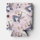 Hand Drawn Girl Boss Dosenkühler (Vorderseite)