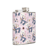 Hand Drawn Girl Boss Flachmann (Rechts)