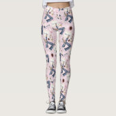 Hand Drawn Girl Boss Leggings (Vorderseite)