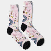 Hand Drawn Girl Boss Socken (Rechts)