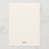 Hand Drawn Gold Bow Ribbon Border New Years Party Einladung (Rückseite)