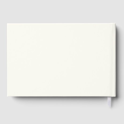 Hand Drawn Green Wedding Gästebuch (Rückseite)