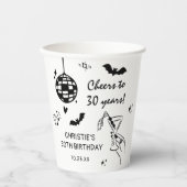 Hand Drawn Halloween Adult Birthday Party Pappbecher (Vorderseite)