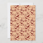 Hand Drawn Halloween Costume Birthday Party  Einladung (Rückseite)