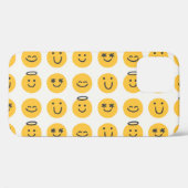 Hand Drawn Happy Emoji Pattern Case-Mate iPhone Hülle (Rückseite (Horizontal))