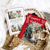 Hand Drawn Happy Holidays Arch Foto Weihnachten