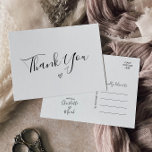 Hand Drawn Heart Vielen Dank Postkarte<br><div class="desc">Dieses handgezeichnete Herz danke Ihnen Postcard ist perfekt für eine moderne Hochzeit. Das schlichte und klassische Design besticht durch einen hübschen handgeschriebenen Kalligraphie-Schriftart, der mit einem romantischen Herzenslust vollendet wurde. Personalisieren Sie die Rückseite der Postkarte mit Ihren Namen, Ihrer Rücksendeadresse und einer Danksagung. Alternativ können Sie den Bereich Dankeschön Meldungsvorlage...</div>