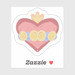 Hand-drawn Immaculate Heart of Mary Sticker