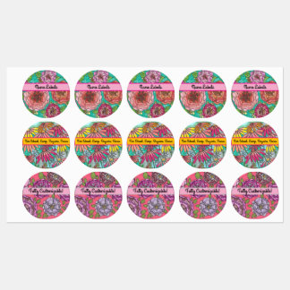 Hand-Drawn Iron-On Labels for a Personal Touch Etiketten