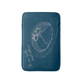Hand drawn Jellyfish Art  Badematte (Vorderseite Vertikal)