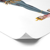 Hand drawn Kali maa, Indian art Poster (Ecke)