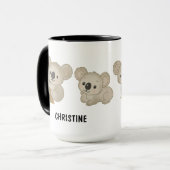 Hand Drawn Koala Bear Custom Cute Tasse (Vorderseite Links)