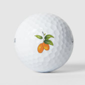Hand Drawn Kumquats Golfball (Vorderseite)