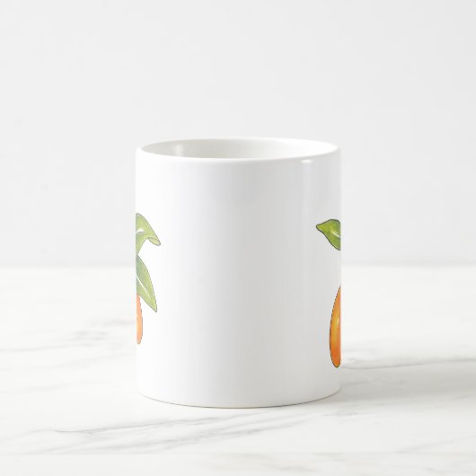 Hand Drawn Kumquats Kaffeetasse (Mittel)