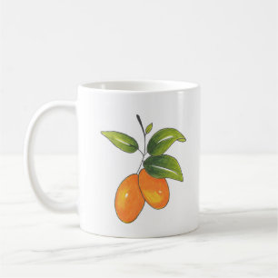 Hand Drawn Kumquats Kaffeetasse