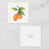 Hand Drawn Kumquats Mitteilungskarte (Vorne/Hinten)