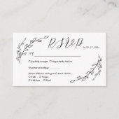 Hand Drawn Laurel UAwg Begleitkarte (Vorderseite)