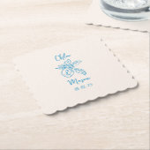 Hand Drawn Lemon Wedding Untersetzer (angewinkelt)